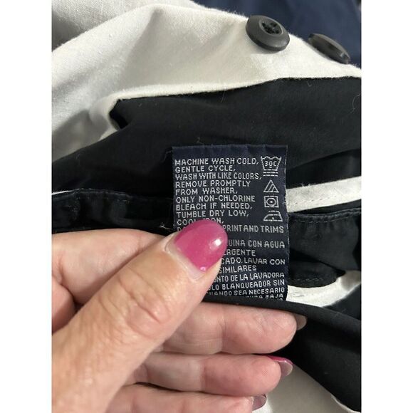 Nautica Black Cargo Shorts Relaxed Men's Size 38 - Picture 5 of 5